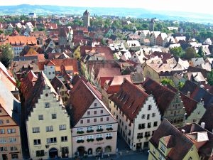 Rothenburg 市庁舎からの眺め