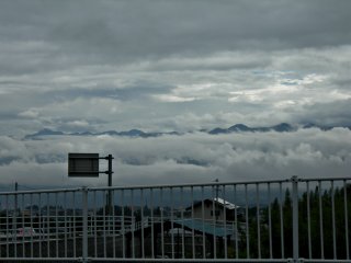 飯田市街地からの雲海